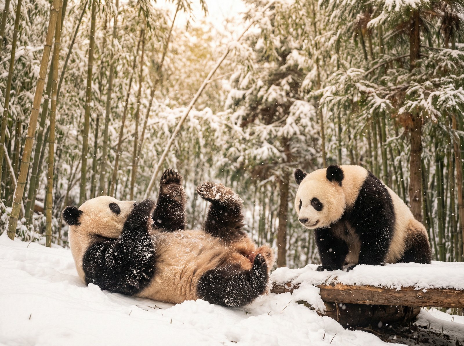 国产主播熊猫与北极熊视频